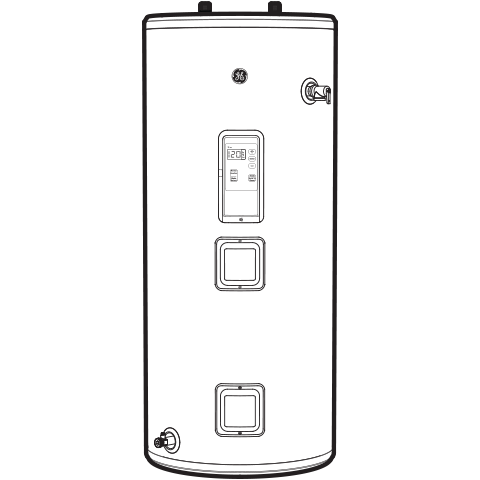 GE(R) Smart 40 Gallon Short Electric Water Heater - (GE40S10BLM)
