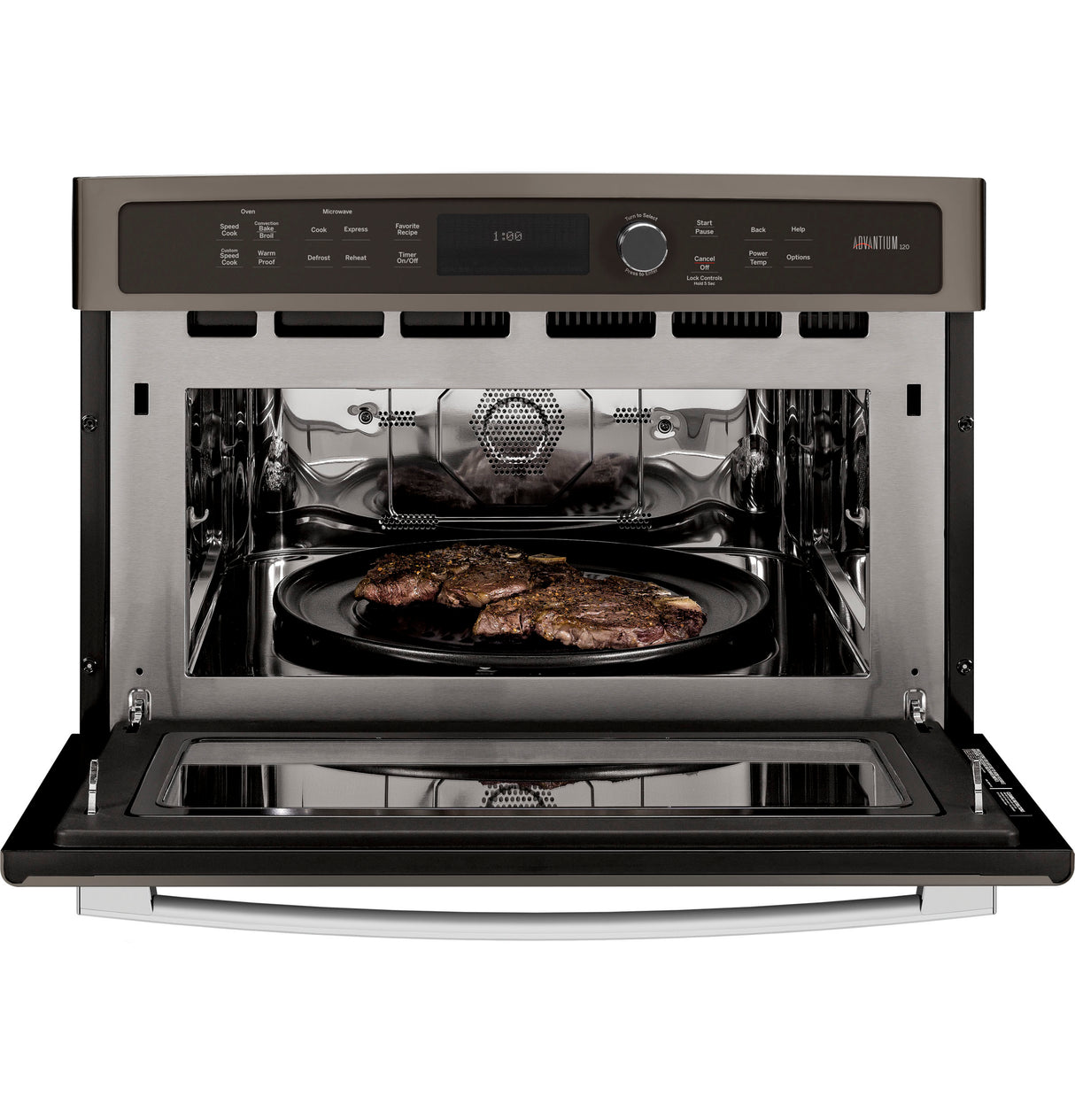GE Profile(TM) 27 in. Single Wall Oven Advantium(R) Technology - (PSB9100EFES)