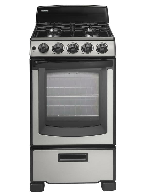Danby 20" Wide Gas Range in Stainless Steel - (DR202BSSGLP)