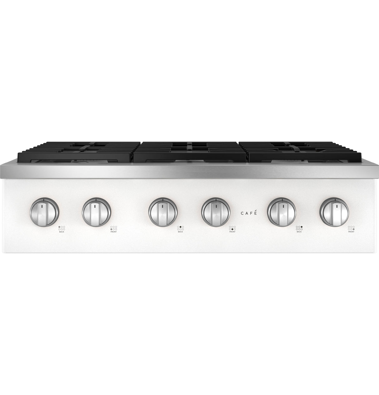 Caf(eback)(TM) 36" Commercial-Style Gas Rangetop with 6 Burners (Natural Gas) - (CGU366P4TW2)