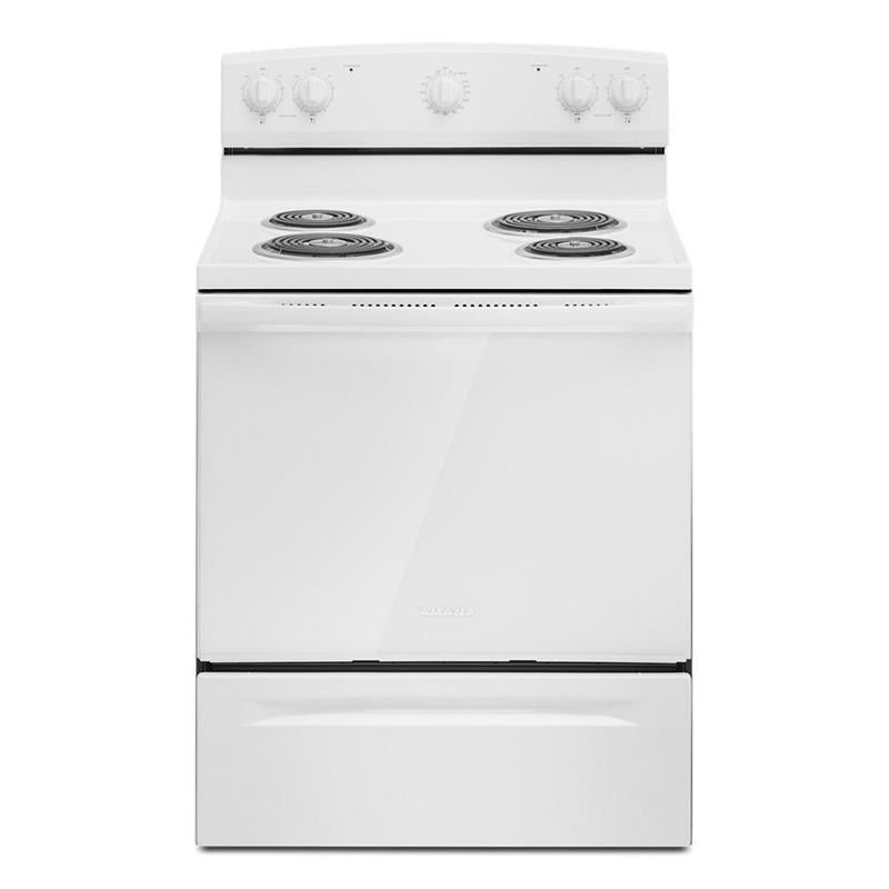 Amana(R) 30-inch Electric Range with Easy-Clean Glass Door - (ACR4203MNW)