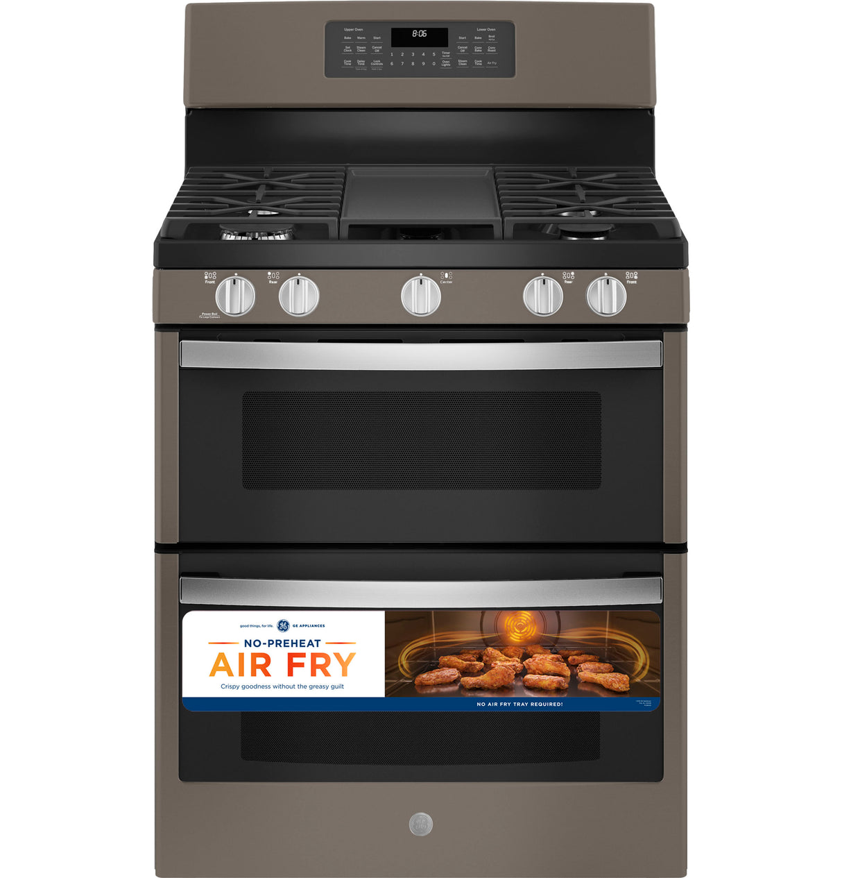 GE(R) 30" Free-Standing Gas Double Oven Convection Range - (JGBS86EPES)