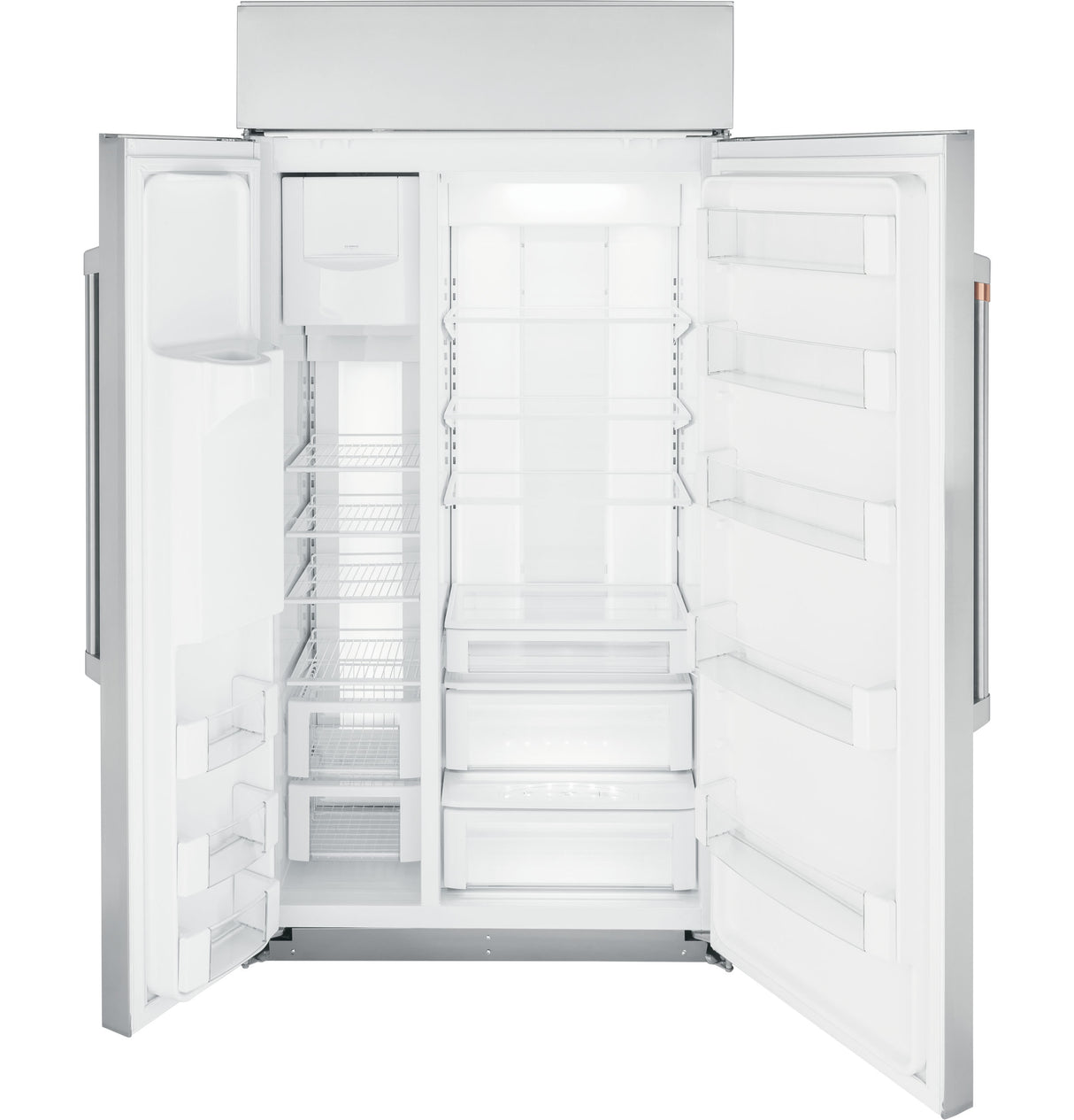 Caf(eback)(TM) 42" Smart Built-In Side-by-Side Refrigerator with Dispenser - (CSB42YP2NS1)