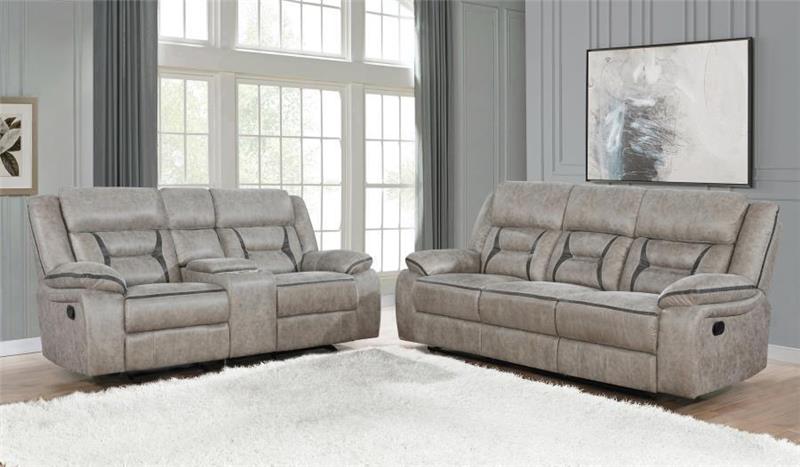 Greer Upholstered Tufted Living Room Set - (651351S2)