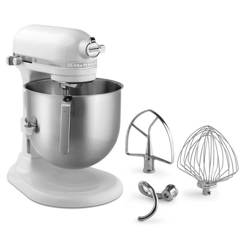 NSF Certified(R) Commercial Series 8 Quart Bowl Lift Stand Mixer - (KSM8990WH)