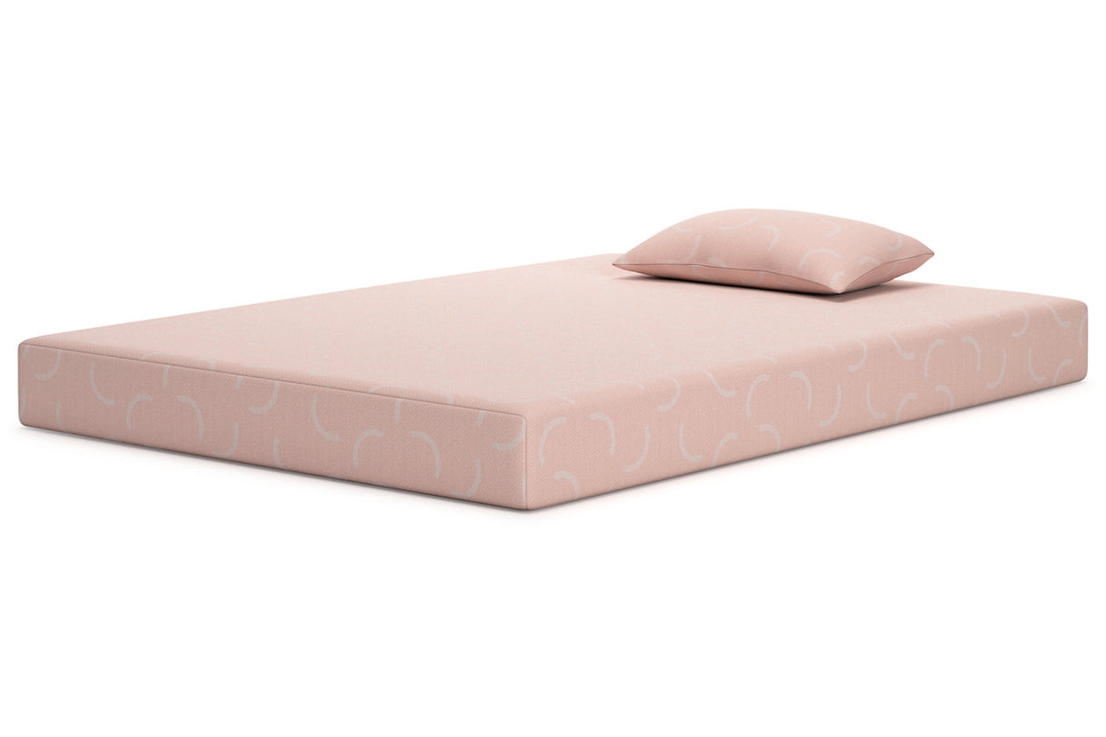 Ikidz Coral Twin Mattress and Pillow - (M43111)