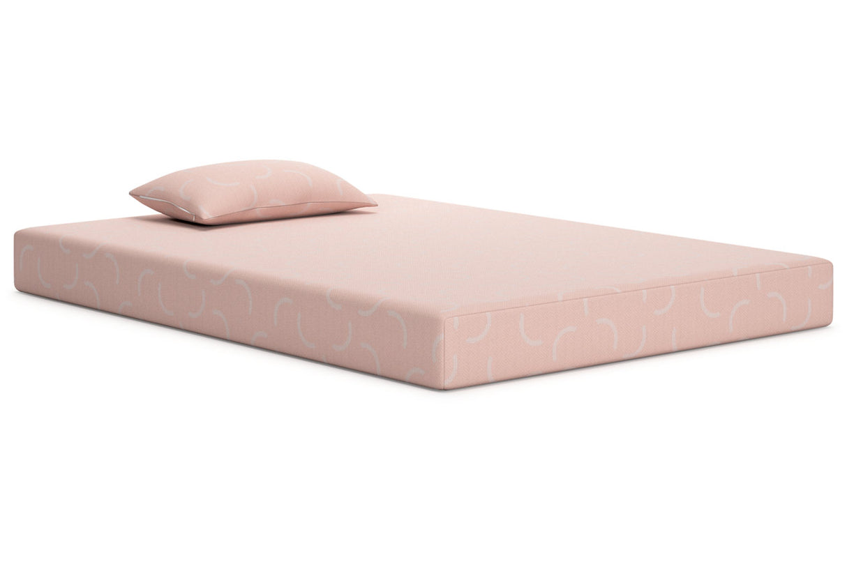 Ikidz Coral Twin Mattress and Pillow - (M43111)