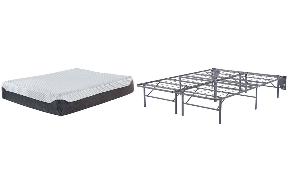 12 Inch Chime Elite Queen Foundation With Mattress - (M674M7)