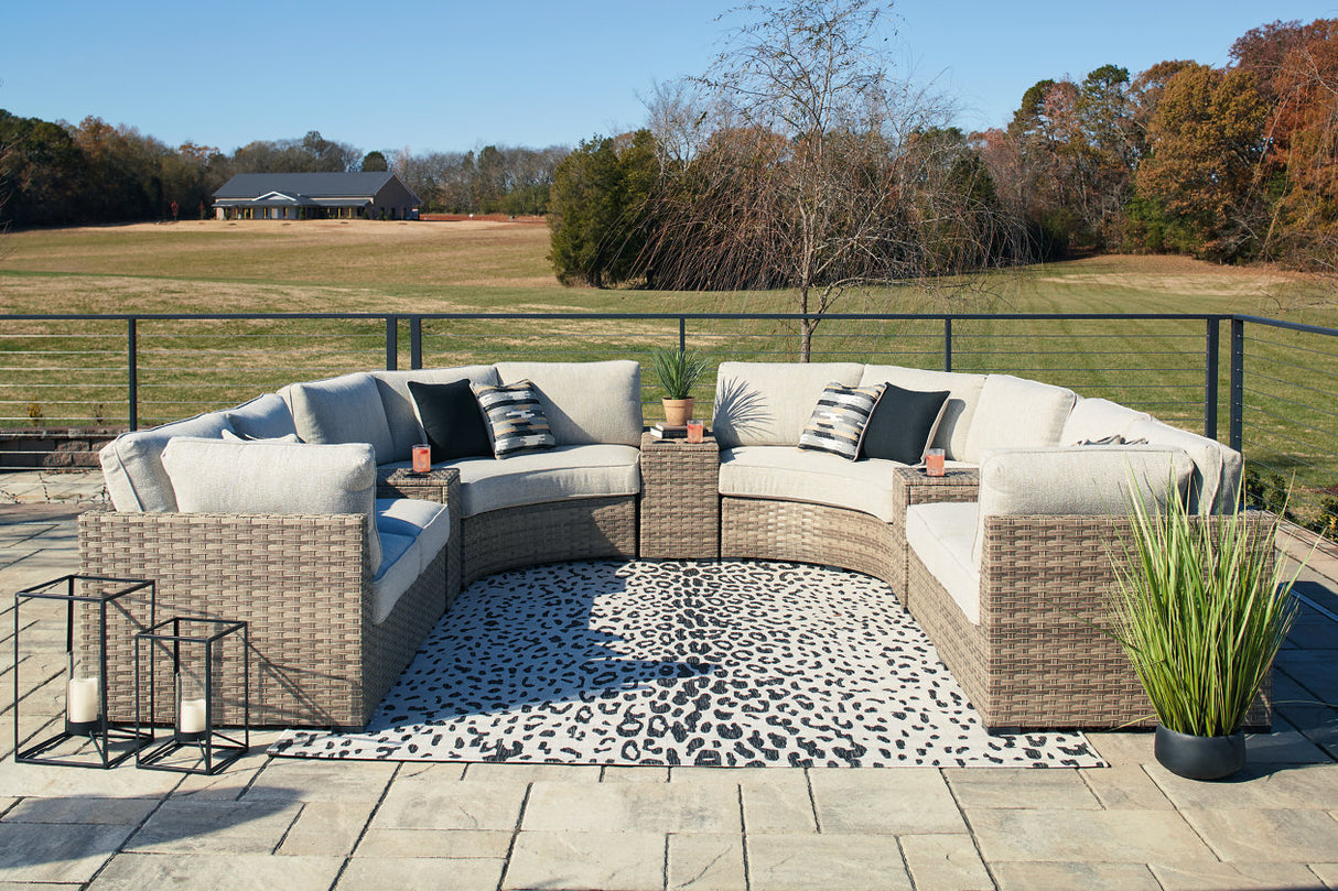 Calworth 9-piece Outdoor Sectional - (P458P4)