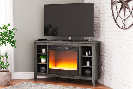 Arlenbry Corner TV Stand With Electric Fireplace - (W275W5)
