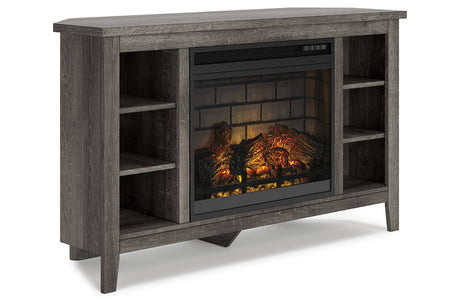 Arlenbry Corner TV Stand With Electric Fireplace - (W275W6)