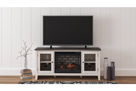 Dorrinson 60" TV Stand With Electric Fireplace - (W287W3)