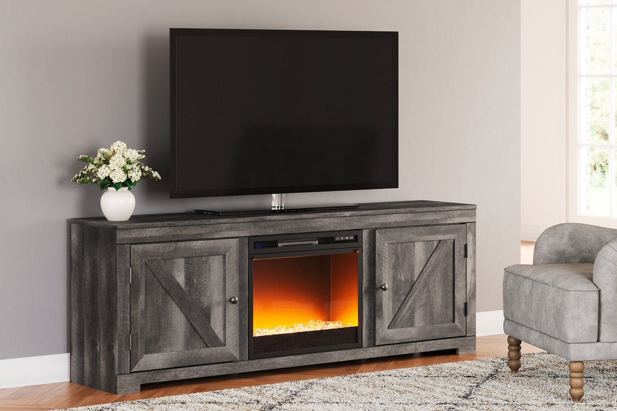 Wynnlow TV Stand With Electric Fireplace - (W440W11)