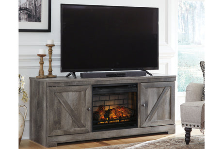 Wynnlow 63" TV Stand With Electric Fireplace - (W440W9)