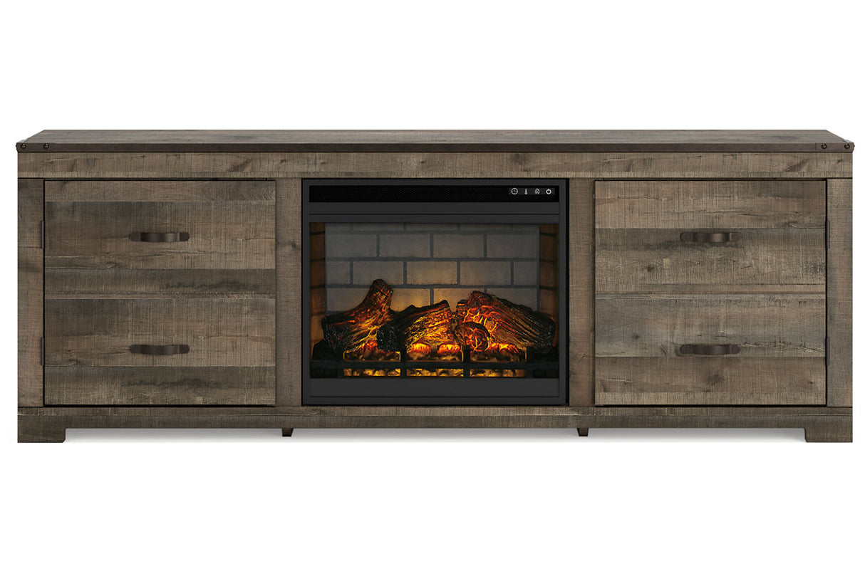 Trinell 72" TV Stand With Electric Fireplace - (W446W16)
