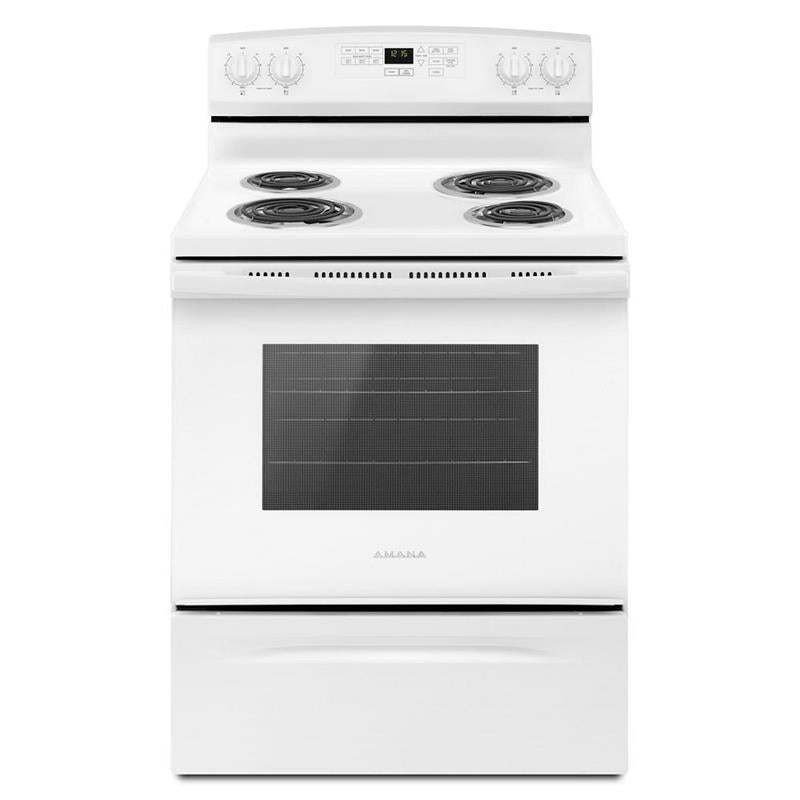 30-inch Amana(R) Electric Range with Self-Clean Option - (ACR4503SFW)