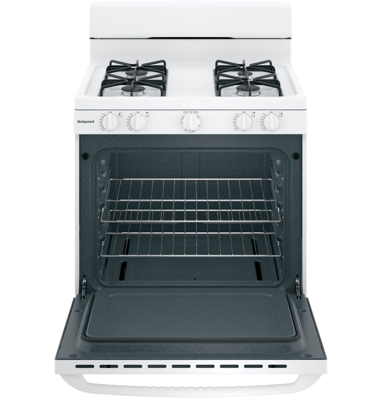 Hotpoint(R) 30" Free-Standing Gas Range - (RGBS300DMWW)