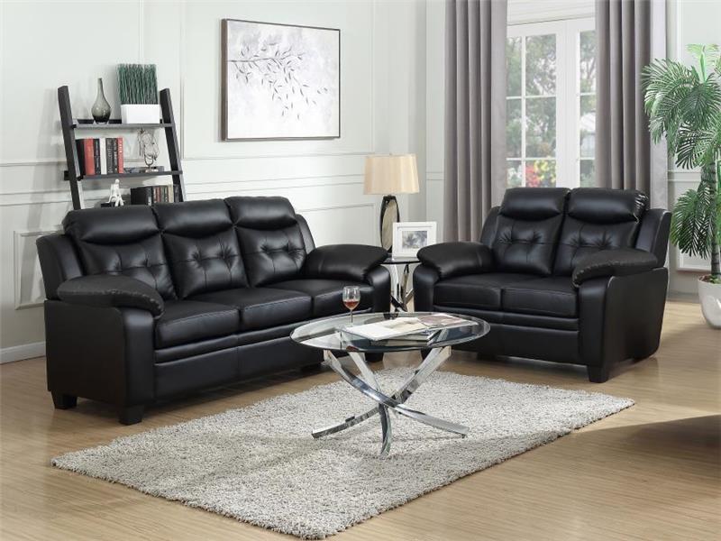 Finley Casual Brown Two-piece Living Room Set - (506551S2)