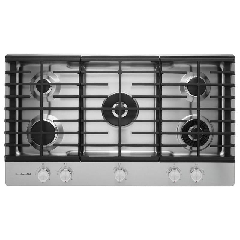 36" 5-Burner Gas Cooktop with Griddle - (KCGS956ESS)