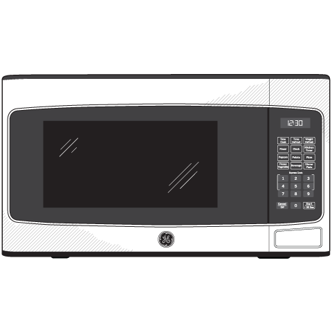 GE(R) 1.1 Cu. Ft. Capacity Countertop Microwave Oven - (JES1145SHSS)