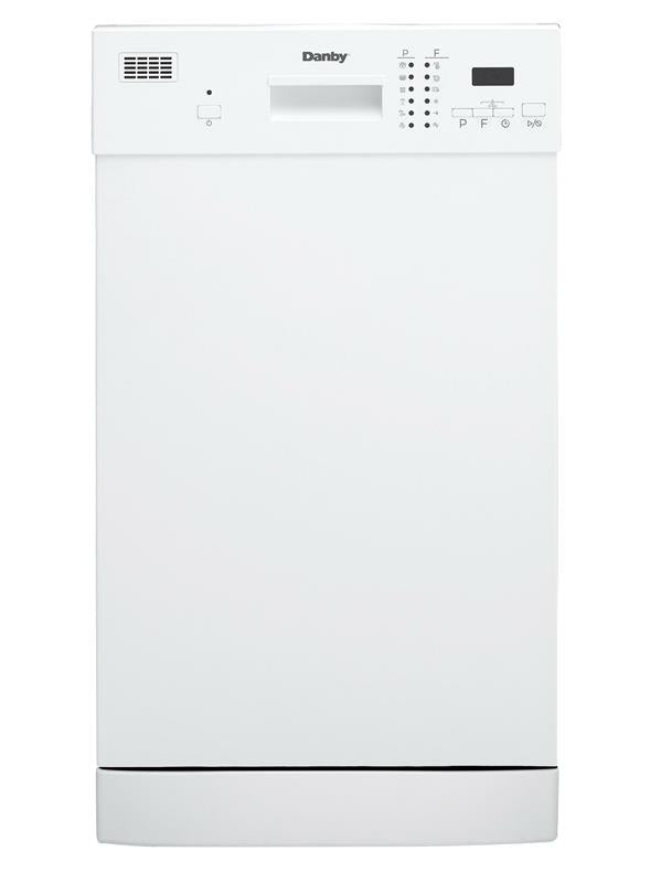 Danby 18" Wide Built-in Dishwasher in White - (DDW1804EW)