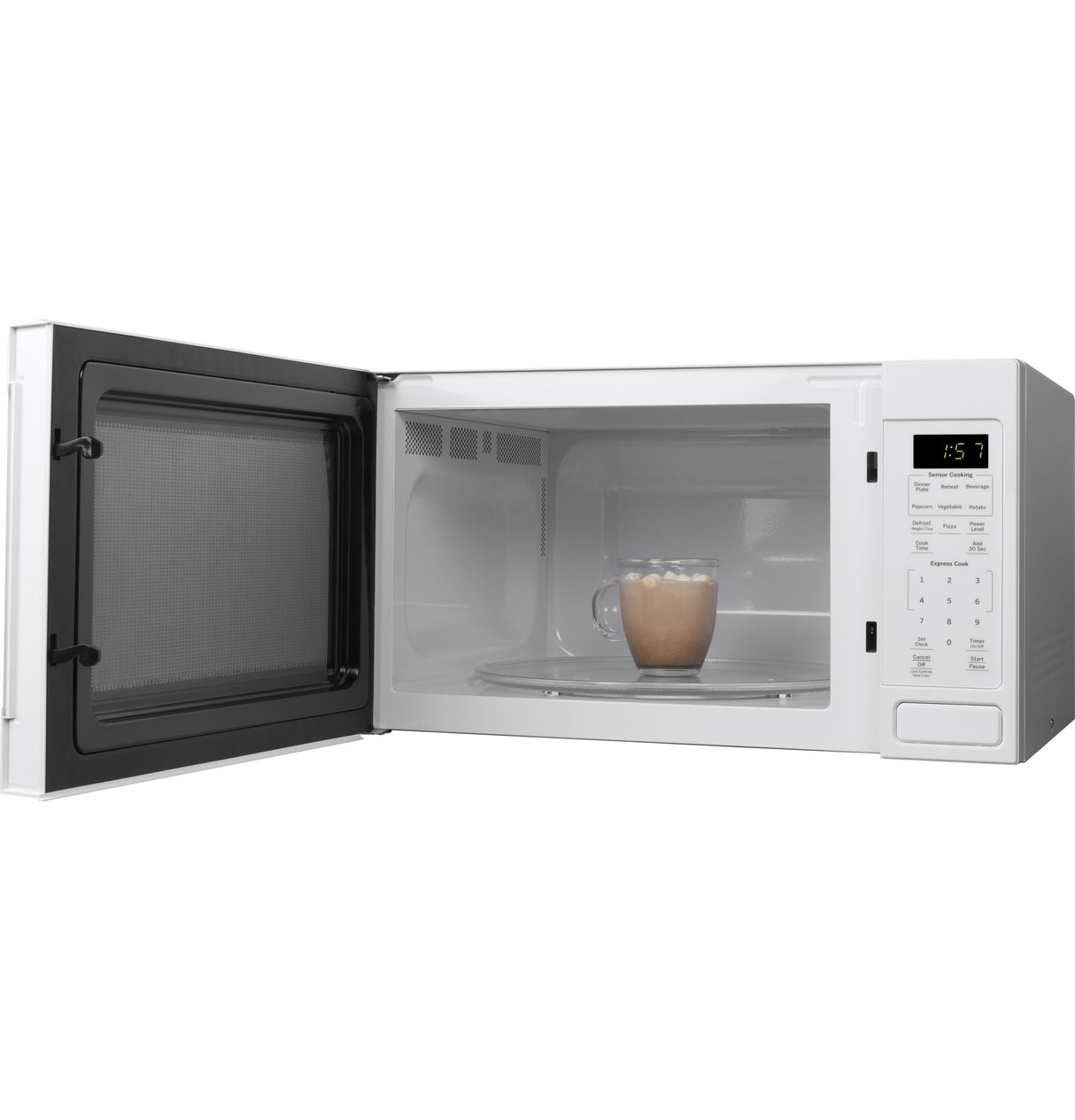 GE(R) 1.6 Cu. Ft. Countertop Microwave Oven - (JES1657DMWW)