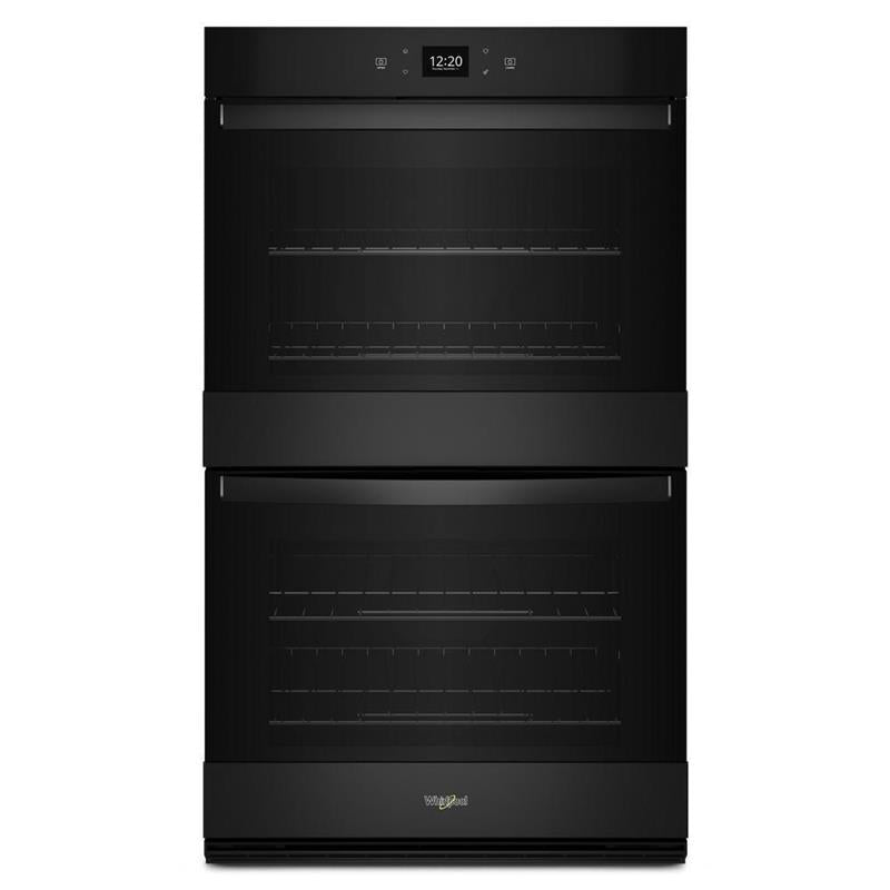 8.6 Total Cu. Ft. Double Wall Oven with Air Fry When Connected - (WOED5027LB)