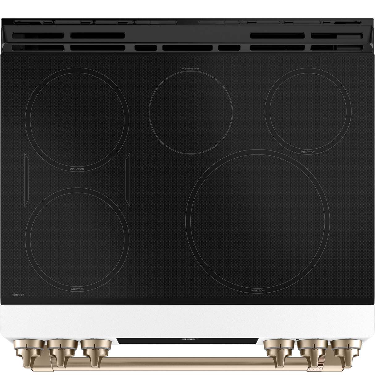 Caf(eback)(TM) 30" Smart Slide-In, Front-Control, Induction and Convection Range with Warming Drawer - (CHS900P4MW2)