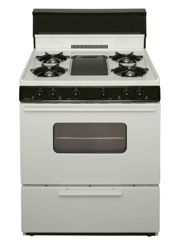 30 in. Freestanding Battery-Generated Spark Ignition Gas Range in Biscuit - (BFK5S9TP)