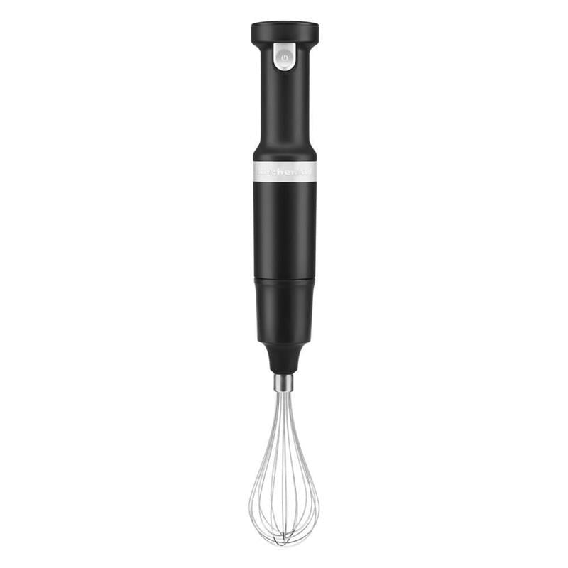 Cordless Variable Speed Hand Blender with Chopper and Whisk Attachment - (KHBBV83BM)