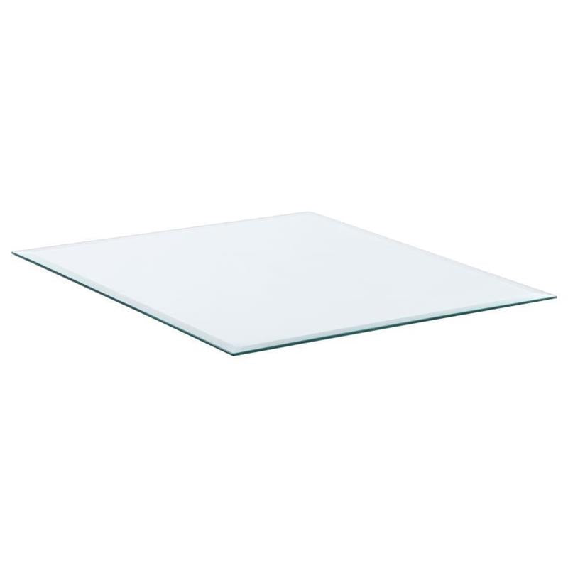 24" 6mm Square Glass Top Clear - (CB24246)