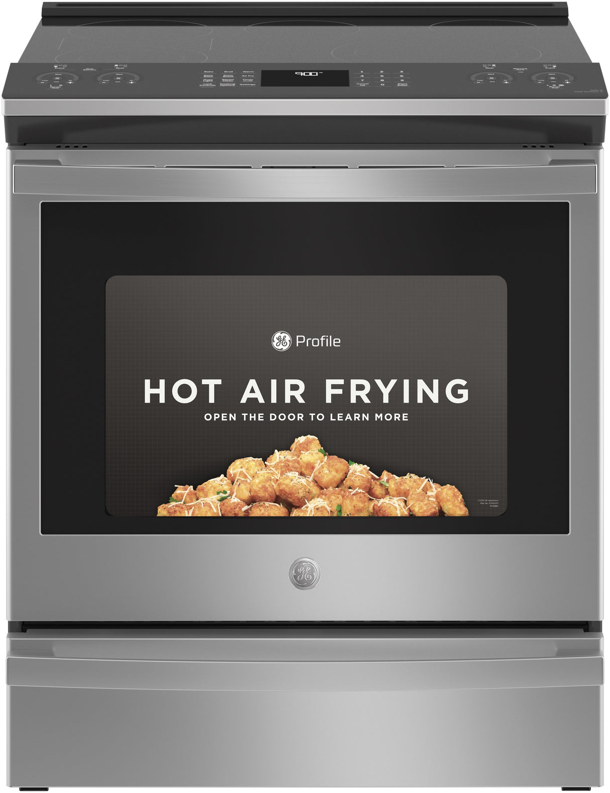 GE Profile(TM) 30" Smart Slide-In Electric Convection Fingerprint Resistant Range with No Preheat Air Fry - (PSS93YPFS)