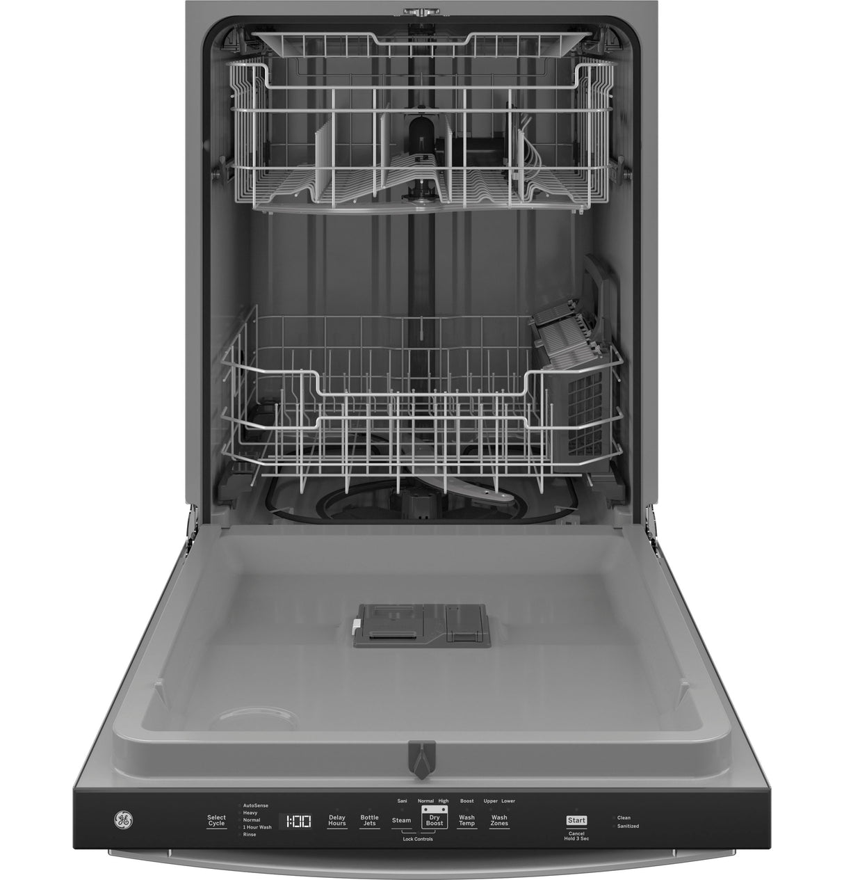 GE(R) ENERGY STAR(R) Top Control with Plastic Interior Dishwasher with Sanitize Cycle & Dry Boost - (GDT630PYRFS)