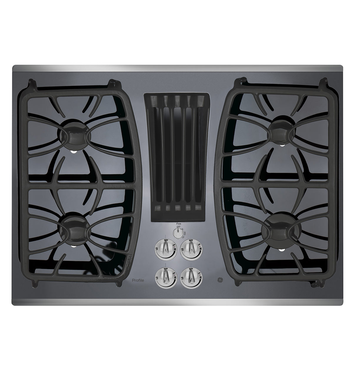 GE Profile(TM) 30" Built-In Gas Downdraft Cooktop - (PGP9830SRSS)