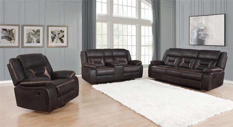 Greer Upholstered Tufted Living Room Set - (651354S3)