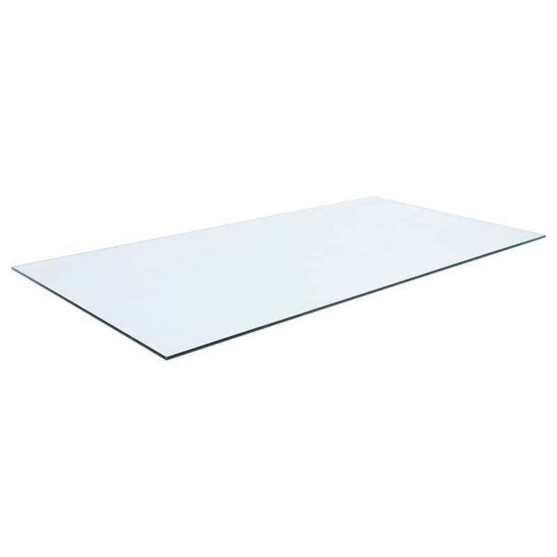 60x30" 10mm Rectangular Glass Top Clear - (CP306010)