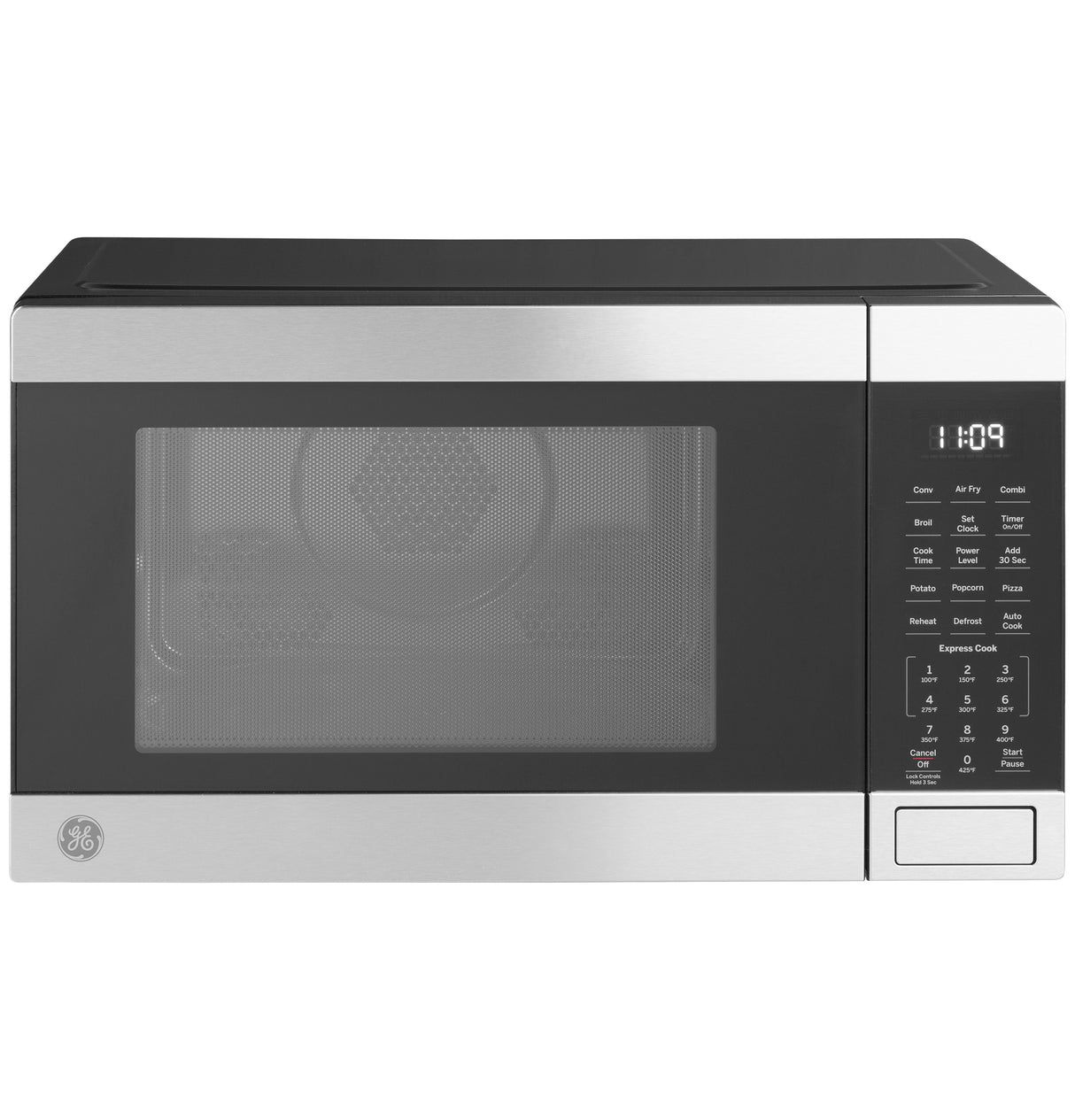 GE(R) 1.0 Cu. Ft. Capacity Countertop Convection Microwave Oven with Air Fry - (JES1109RRSS)