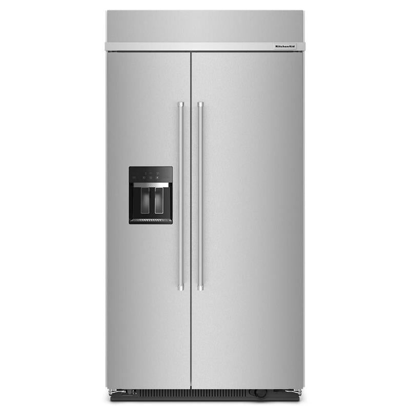 25.1 Cu. Ft. 42" Built-In Side-by-Side Refrigerator with Ice and Water Dispenser - (KBSD702MPS)