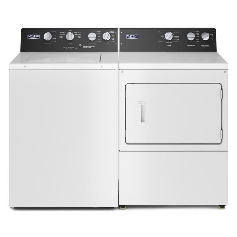Commercial-Grade Residential Dryer - 7.4 cu. ft. - (MEDP585GW)