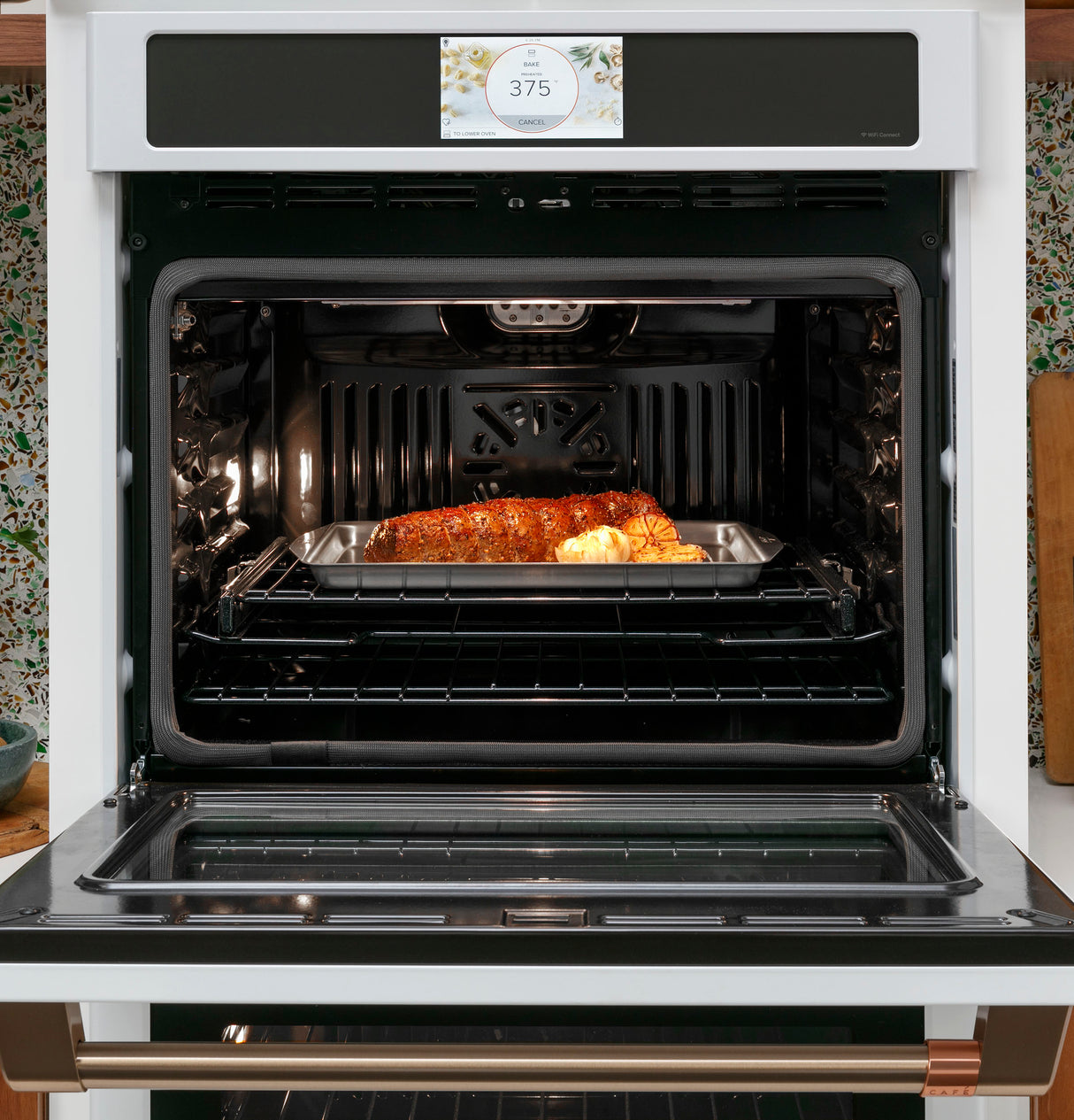 Caf(eback)(TM) Professional Series 30" Smart Built-In Convection Double Wall Oven - (CTD90DP2NS1)