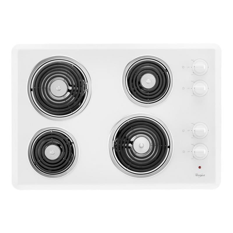 Whirlpool(R) 30" Electric Cooktop - (WCC31430AW)