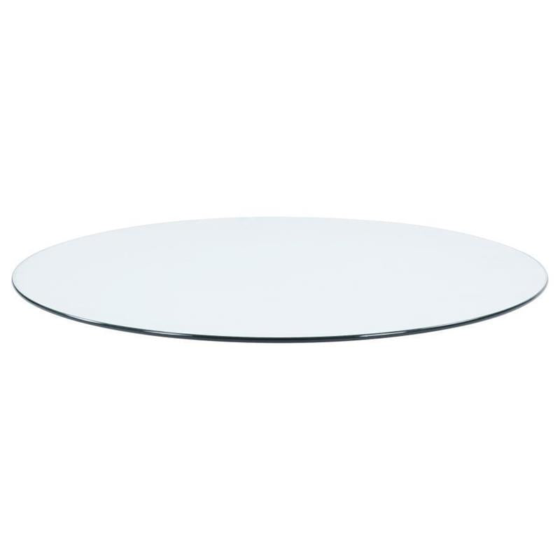 48" 10mm Round Glass Table Top Clear - (CP48RD10)