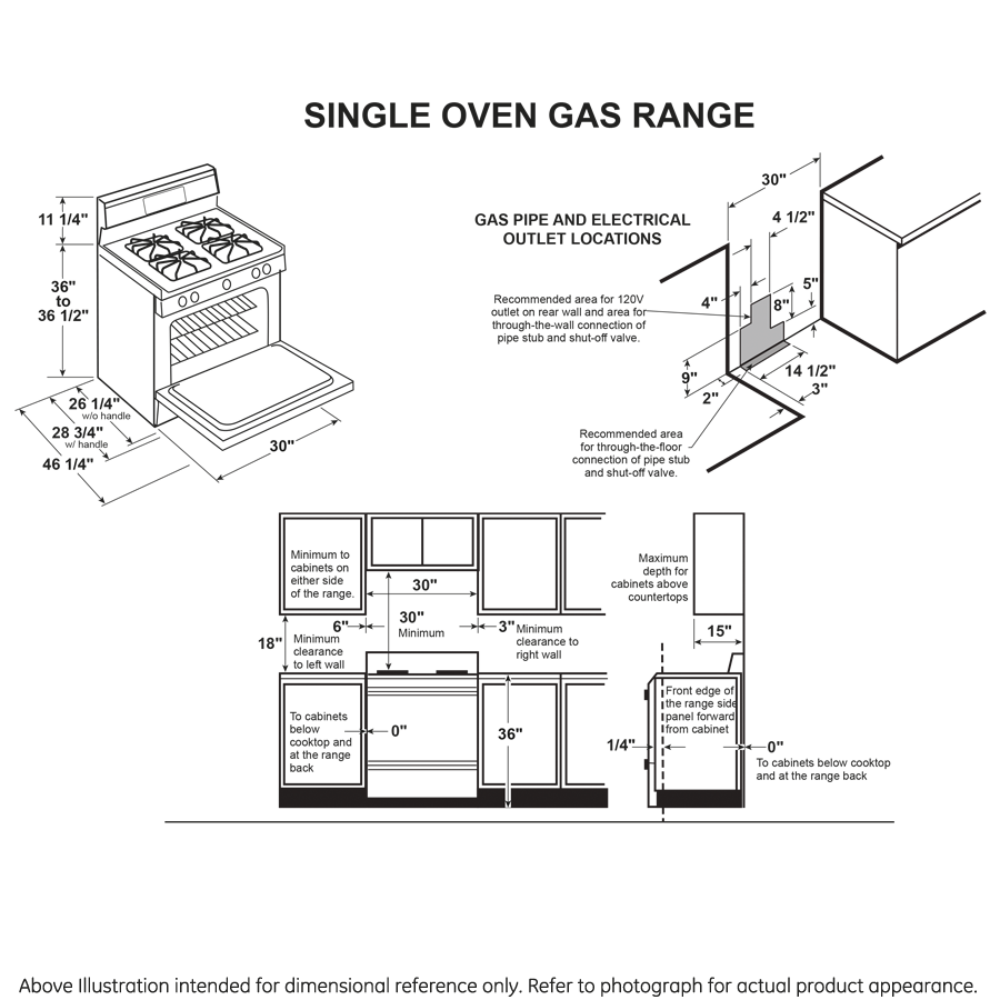 GE(R) 30" Free-Standing Gas Range - (JGB660EPES)