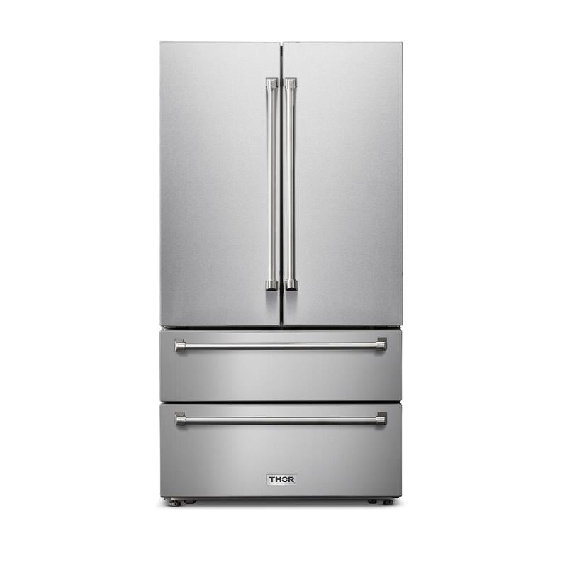 36 Inch Professional French Door Refrigerator With Freezer Drawers - (TRF3602)