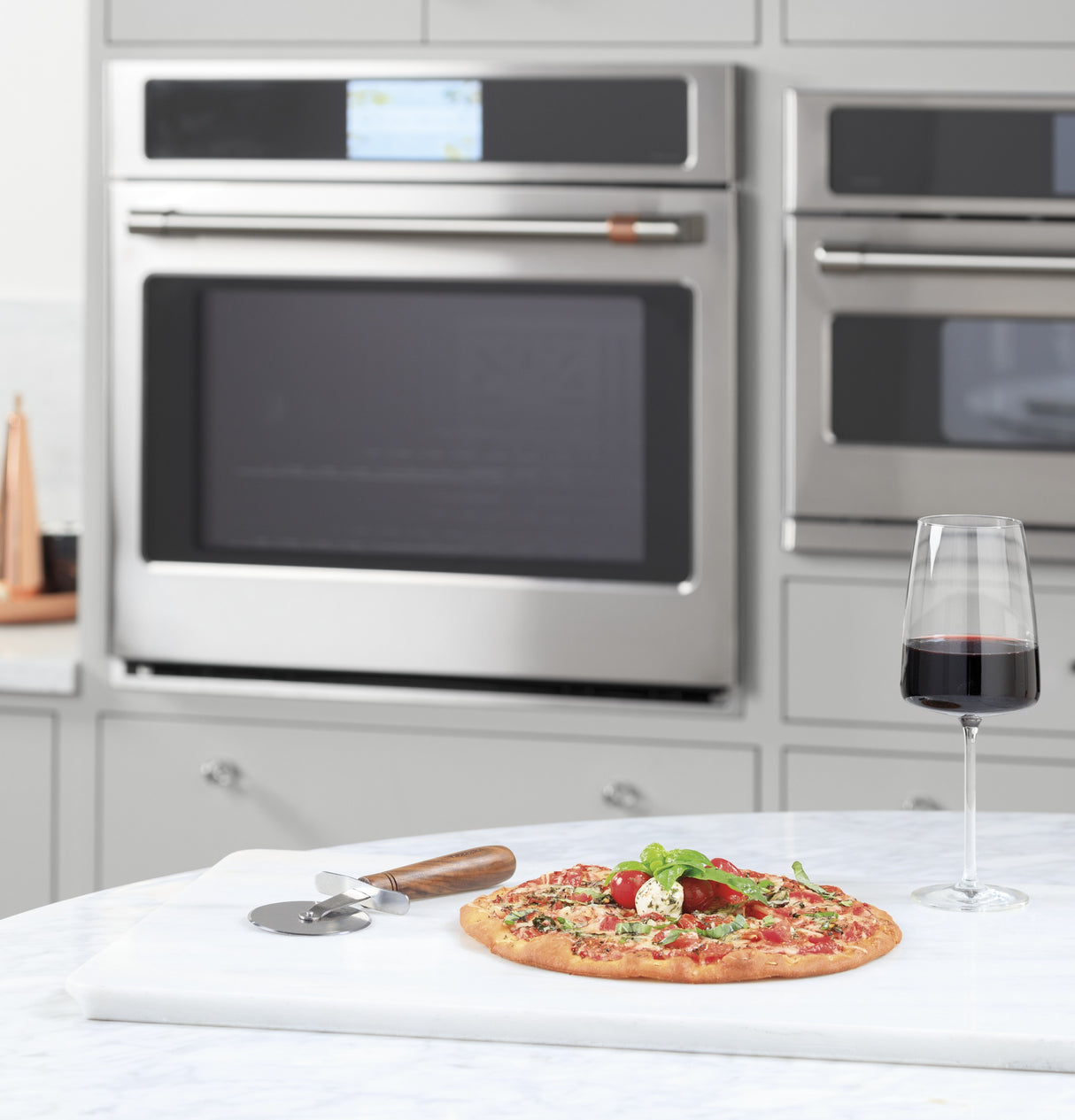 Caf(eback)(TM) 30" Smart Double Wall Oven with Convection - (CTD70DP2NS1)