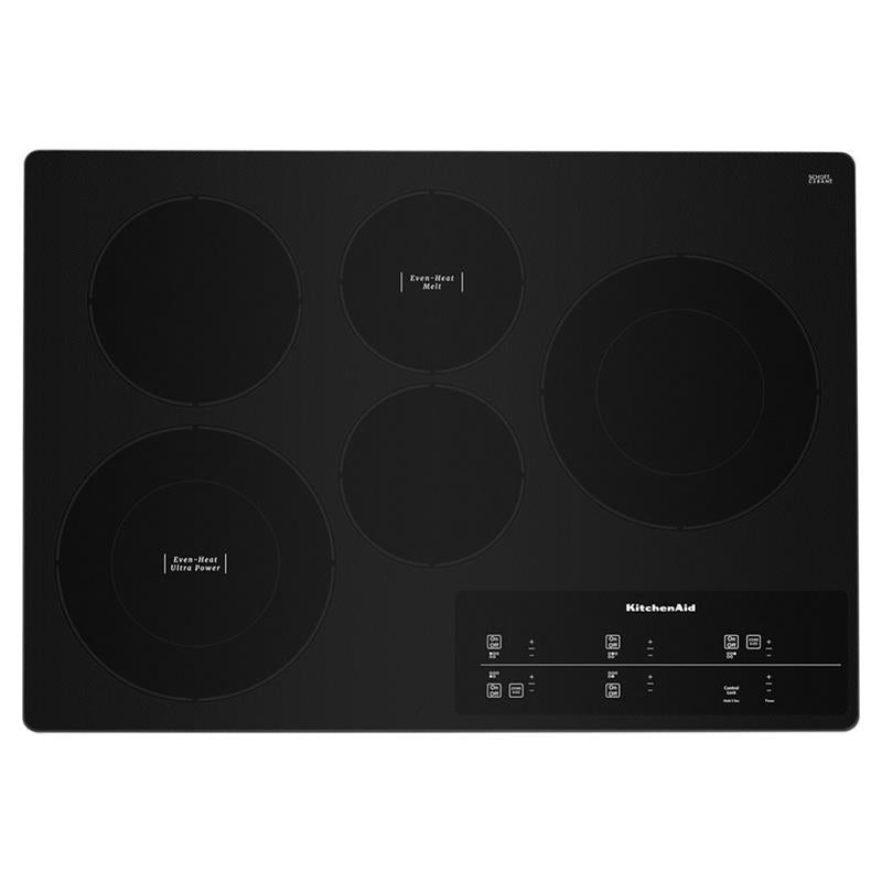 30" Electric Cooktop with 5 Elements and Touch-Activated Controls - (KCES950KSS)
