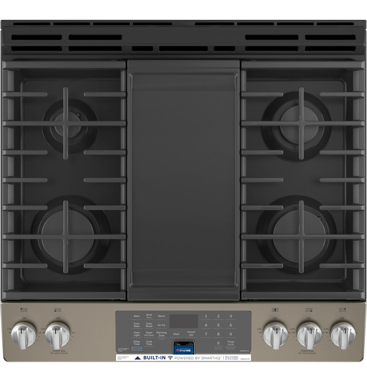 GE(R) 30" Slide-In Front-Control Convection Gas Range with No Preheat Air Fry - (JGS760EPES)