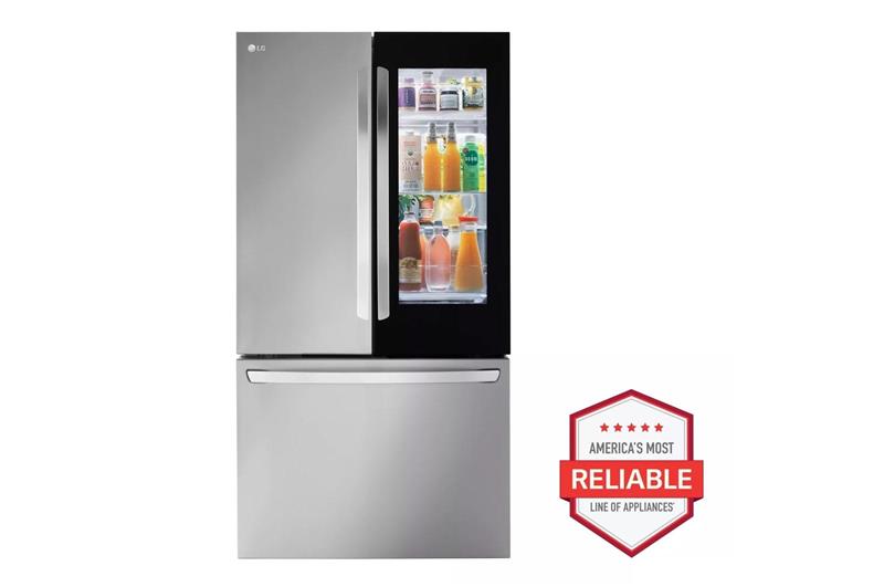 27 cu. ft. Smart InstaView(R) Counter-Depth MAX(TM) French Door Refrigerator - (LRFGC2706S)