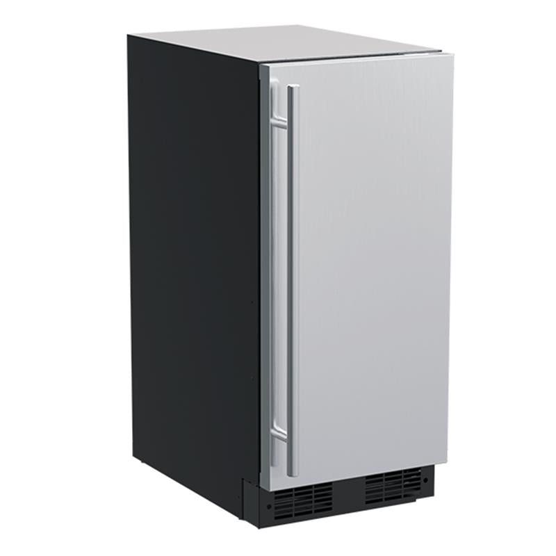 15-In Built-In Nugget Ice Machine with Door Style - Stainless Steel, Pump - Yes - (MLNP115SS01B)