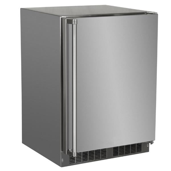24-in Outdoor Refrigerator With Crescent Ice Maker with Door Style - Stainless Steel - (MORI224SS31A)